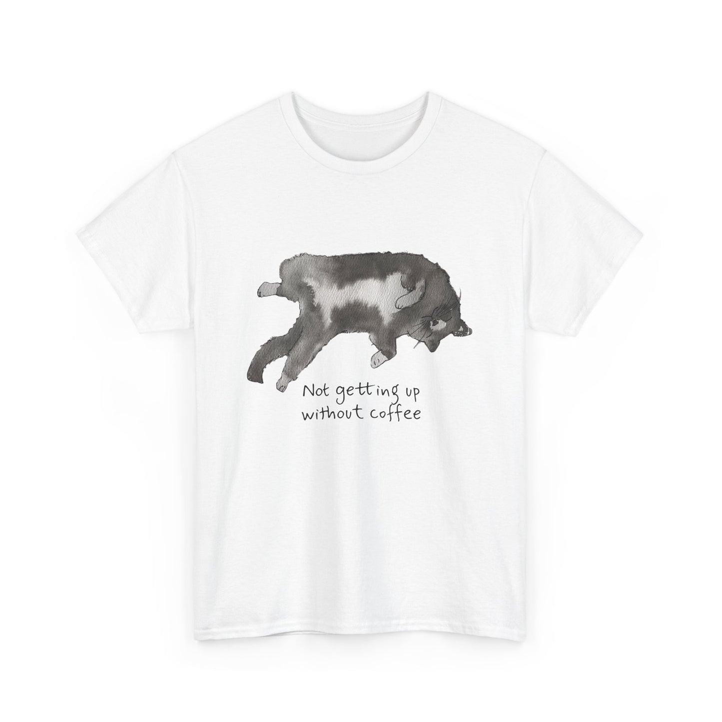 Cat & Coffee T Shirt