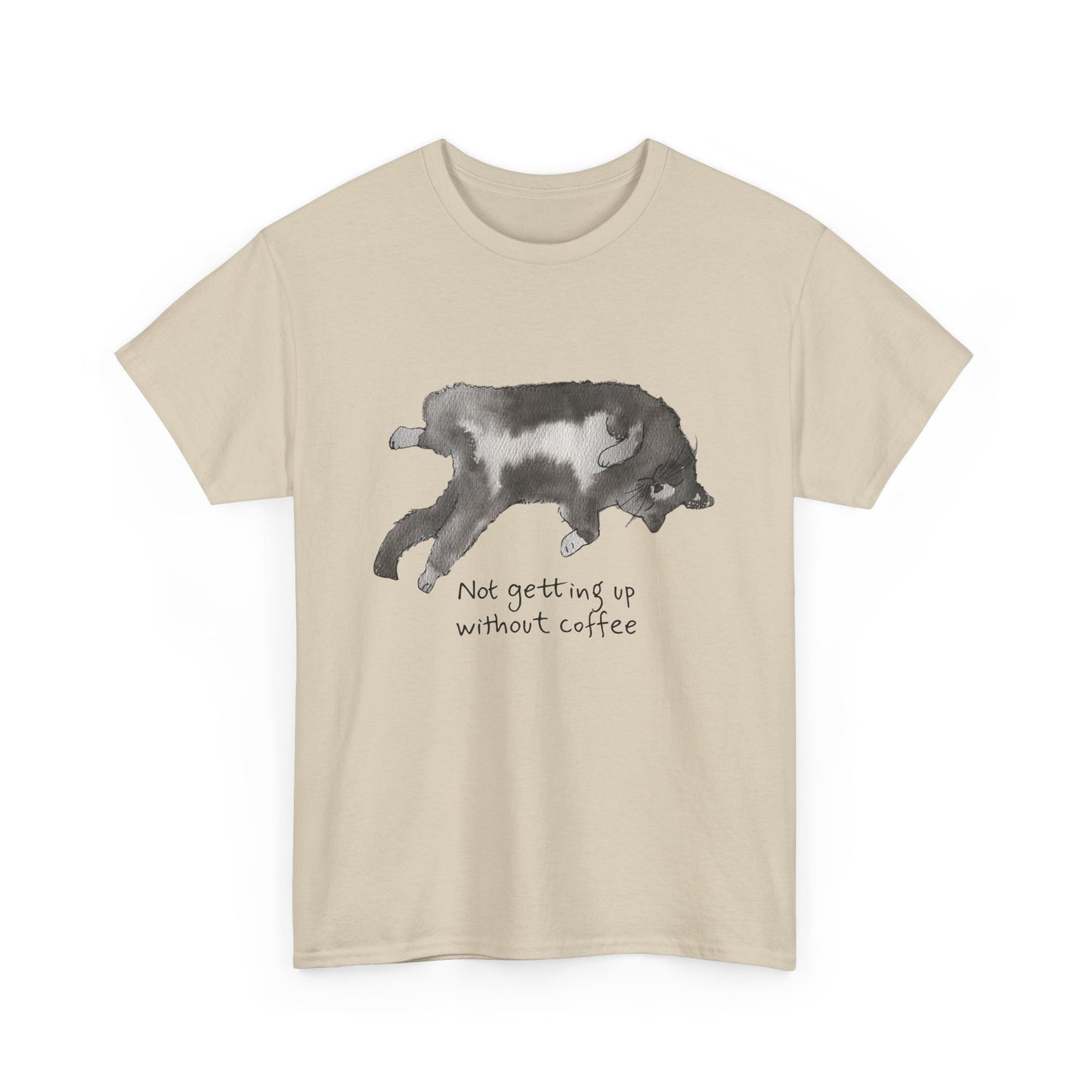 Cat & Coffee T Shirt